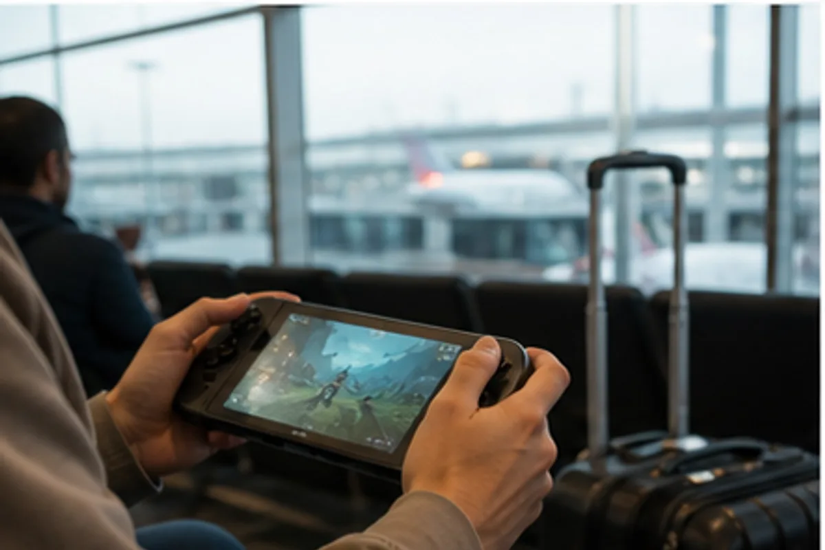 A Handheld Gaming Device for Travel in an everyday setting