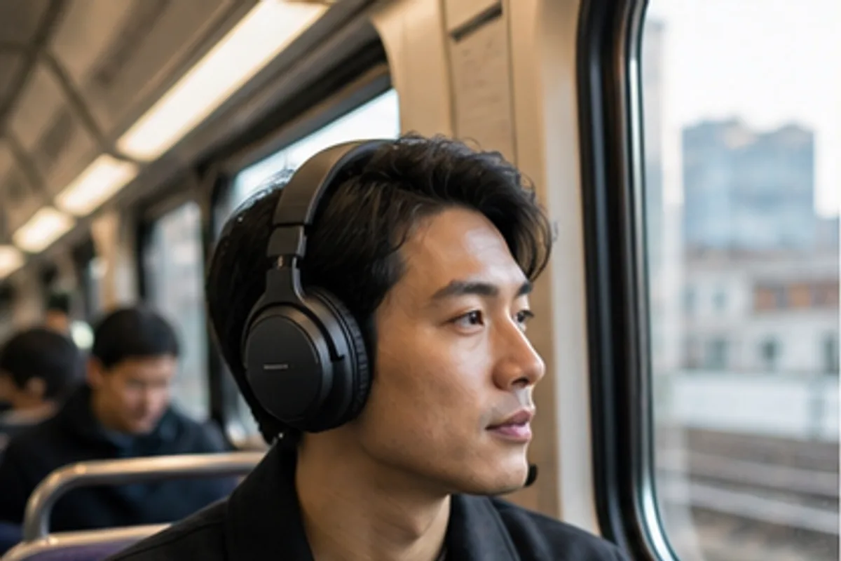 Noise-Cancelling Headphones for the Daily Commute in an everyday setting